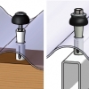 Innovation in the manner of fixing corrugated panels